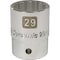 Dynamic 3/4" Drive, 29mm Metric Socket, 12 Points D022129 - alternate 1